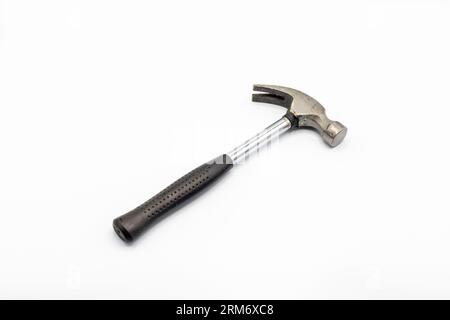 Hammer isolated on a white background with copy space. Stock Photo