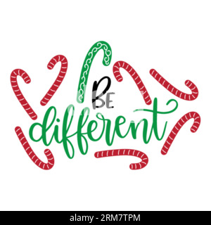 be different typography t-shirt design, tee print, t-shirt design, lettering t shirt design, Silhouette t shirt design, art, black, calligraphy, lette Stock Vector