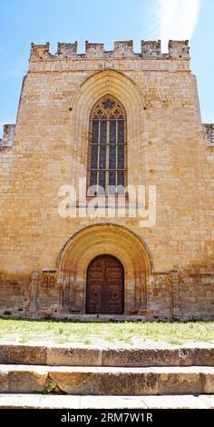 Monastery of Les Santes Creus in the province of Tarragona, Catalunya, Spain, Europe Stock Photo