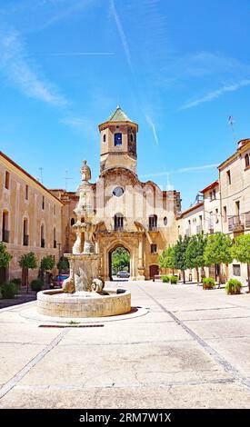 Monastery of Les Santes Creus in the province of Tarragona, Catalunya, Spain, Europe Stock Photo