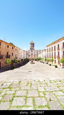 Monastery of Les Santes Creus in the province of Tarragona, Catalunya, Spain, Europe Stock Photo