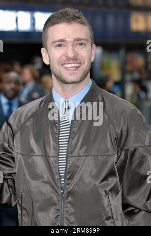 Justin Timberlake, Shrek the Third Premiere, London, UK Stock Photo