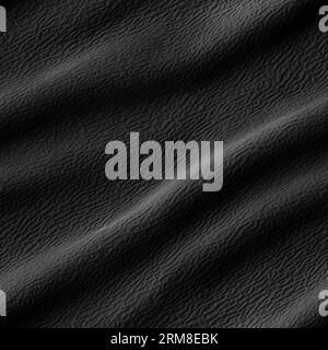 Suede black textile cloth texture seamless Stock Photo