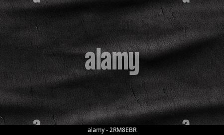 Suede black textile cloth texture seamless Stock Photo
