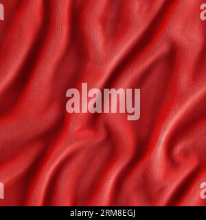 Velvet light Red textile cloth texture leather Seamless Stock Photo