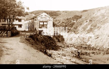 Scalby Mills Hotel, Scarborough, early 1900s Stock Photo