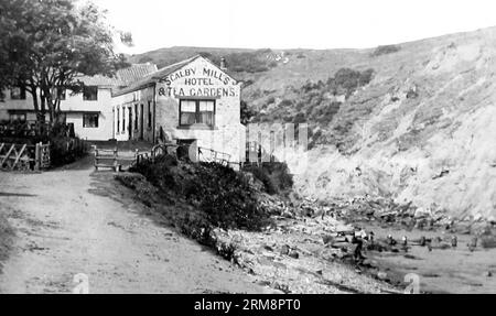 Scalby Mills Hotel, Scarborough, early 1900s Stock Photo