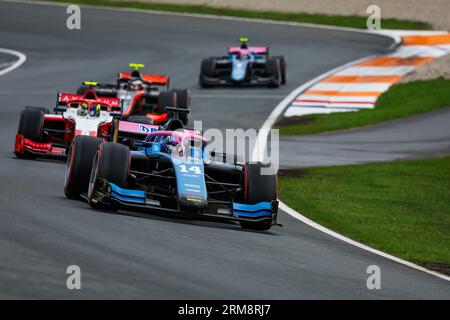 14 DOOHAN Jack (aus), UNI-Virtuosi Racing, Dallara F2, action during the 11th round of the 2023 FIA Formula 2 Championship from August 25 to 28, 2023 on the Zandvoort Circuit, in Zandvoort, Netherlands Stock Photo