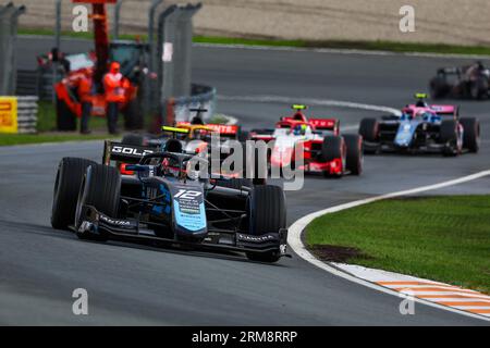 12 LECLERC Arthur (mco), DAMS, Dallara F2, action during the 11th round of the 2023 FIA Formula 2 Championship from August 25 to 28, 2023 on the Zandvoort Circuit, in Zandvoort, Netherlands Stock Photo
