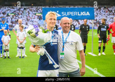 Copenhagen, Denmark. 26th Aug, 2023. Birger Meling of FC Copenhagen seen before the 3F Superliga match between FC Copenhagen and Silkeborg IF at Parken in Copenhagen. (Photo Credit: Gonzales Photo/Alamy Live News Stock Photo