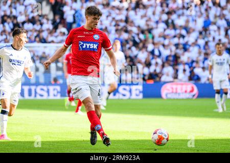 Copenhagen, Denmark. 26th Aug, 2023. Alexander Busch (40) of Silkeborg IF seen during the 3F Superliga match between FC Copenhagen and Silkeborg IF at Parken in Copenhagen. (Photo Credit: Gonzales Photo/Alamy Live News Stock Photo