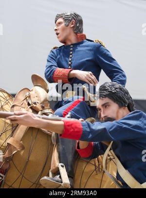 Military parade to commemorate the Battle of Puebla on May 5 Stock ...