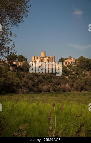 Castle in Castellet Barcelona Spain Stock Photo