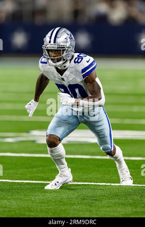 Dallas Cowboys wide receiver Tyron Johnson (80) is seen after an NFL  football game against the Jacksonville Jaguars, Saturday, Aug. 12, 2023, in  Arlington, Texas. Jacksonville won 28-23. (AP Photo/Brandon Wade Stock  Photo - Alamy