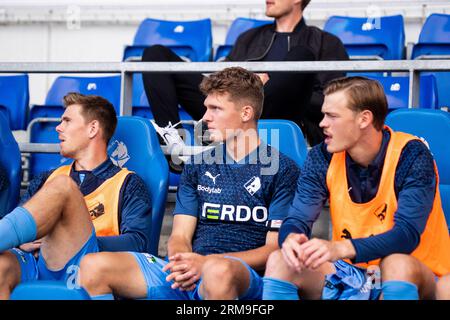 Randers, Denmark. 25th, August 2023. Serginho (7) of Viborg FF and ...