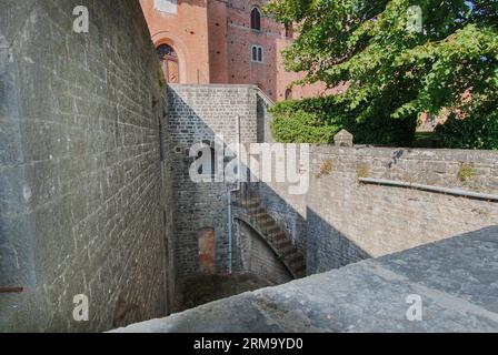 Castello di Brolio near Gaiole in Chianti. Chianti Valley, Siena, Tuscany, Italy Stock Photo