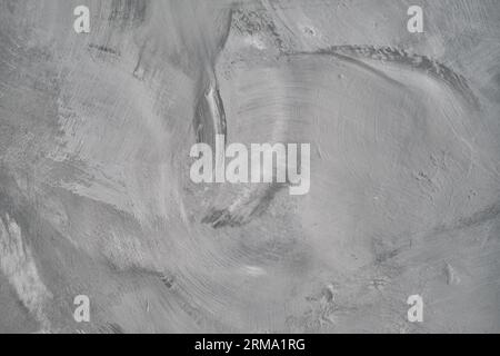 Gray stone effect stucco, high resolution concrete background. top view with copy space Stock Photo