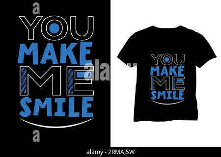 Minimalist typography t shirt design Stock Vector