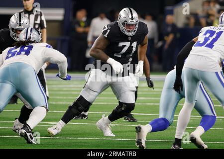 Los Angeles Rams offensive tackle Alaric Jackson (68) during a NFL preseason  game against the Las Vegas Raiders, Saturday, August 21, 2021, in  Inglewood, CA. The Raiders defeated the Rams 17-16. (jon