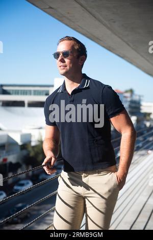 Handsome man looking away Stock Photo