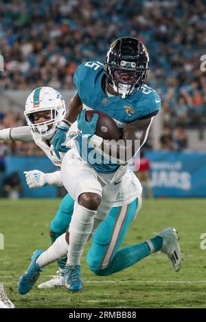 Miami Dolphins-Jacksonville Jaguars: NFL game action, EverBank Stadium