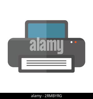 Inkjet or laser printer Stock Vector