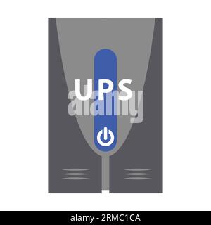 Uninterruptible power supply Stock Vector