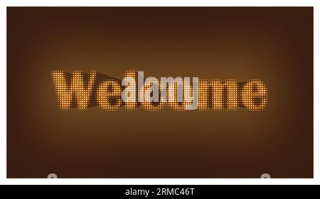 colorful halftone retro pixel text effect editable Stock Vector