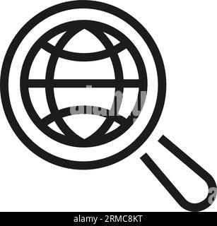 Web search icon Stock Vector