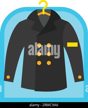 Clean clothes in cover icon Stock Vector