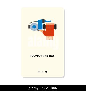 Team cycling flat icon Stock Vector
