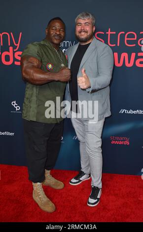 LOS ANGELES - AUG 27: Andre Rush, Albert Niazhvinski at the 2023