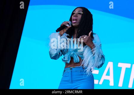 Heather Small - Lead singer of M People Greenwich Stock Photo - Alamy