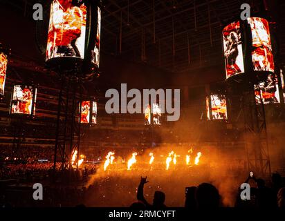 Metallica performs during the M72 World Tour on Tuesday, June 3, 2025