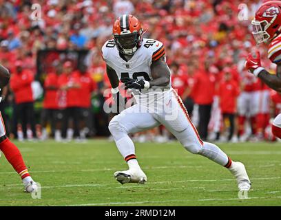 Chicago Bears linebacker Matt Adams (44) runs after the ball during an NFL  preseason football game against the Cleveland Browns, Saturday Aug. 27,  2022, in Cleveland. (AP Photo/Kirk Irwin Stock Photo - Alamy