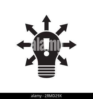 Restructuring idea icon, simple style Stock Vector