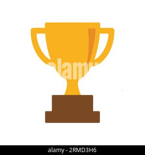trophy icon in trendy flat style Stock Vector