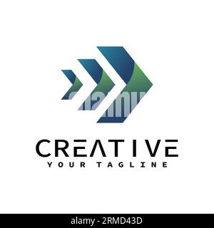 Arrow company | vector logo | Arrow icon | Template Stock Vector