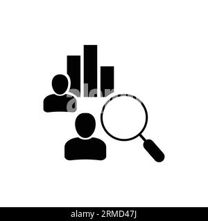 Competitor analysis icon isolated on clean background. Competitor analysis icon concept drawing icon in modern style. Vector illustration for your web Stock Vector