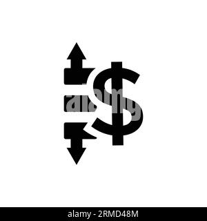 Operating profit, loss icon. Trendy flat vector Operating profit, loss icon from Business collection Stock Vector