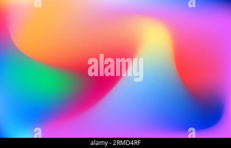 beautiful dynamic vibrant mesh colorful gradient background. eps 10 vector. Stock Vector