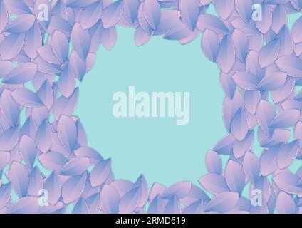 Neon surreal minimal leaves abstract summer background. Vector concept design Stock Vector