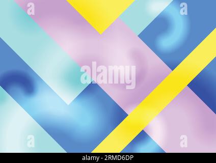 Abstract geometric minimal pastel colors background. Vector design Stock Vector