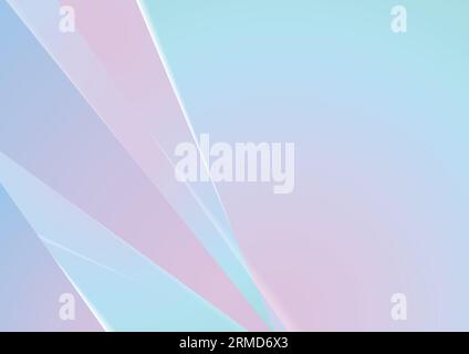 Pink and blue minimal abstract corporate background. Vector design Stock Vector