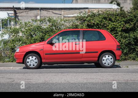 PASAIA, SPAIN-JULY 10, 2023: Renault Clio (AKA Lutecia), first generation Stock Photo