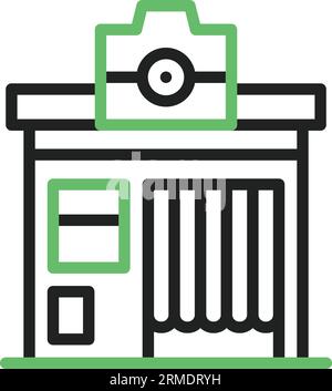Photo Booth Icon image. Suitable for mobile application. Stock Vector