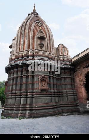 Krishnapura Chhatris, also known as the Krishna Pura Chhatris, built in the mid 19th century, Indore, Madhya Pradesh, India Stock Photo