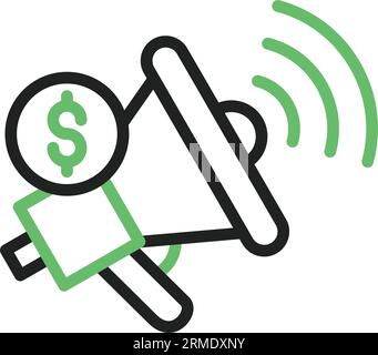 Rupor Icon image. Suitable for mobile application. Stock Vector