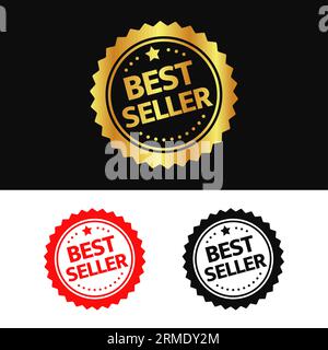 Best seller stamp or seal vector design with alternatives colors. It perfect for your product. Stock Vector
