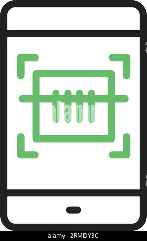 Scanner Icon image. Suitable for mobile application. Stock Vector